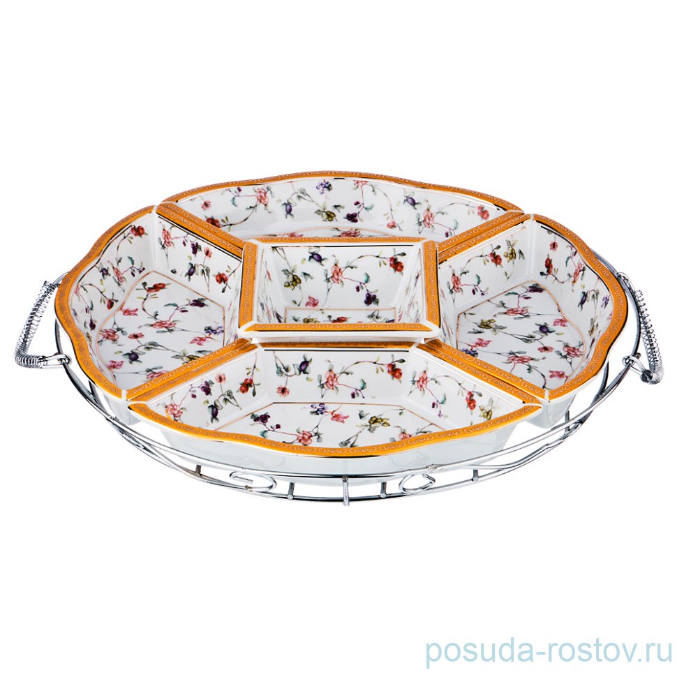 Менажница 32 см 5 секционная "Вайлд" / 199134