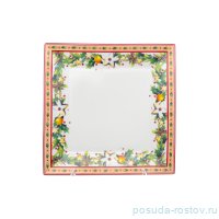 Блюдо 22 см квадратное &quot;Christmas world /Green&quot; / 230083