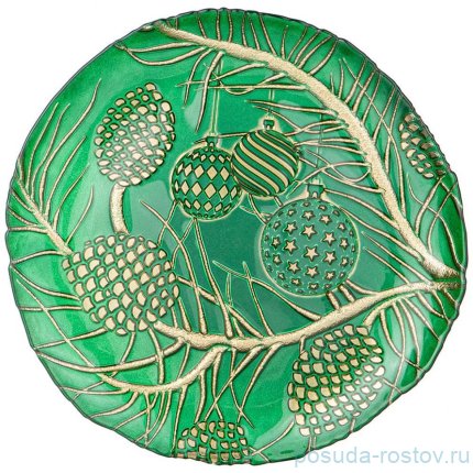 Блюдо 32 см круглое &quot;celebration green&quot; / 332121