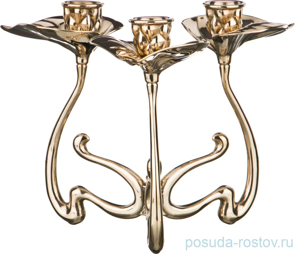 Подсвечник 3-х рожковый 19 см "Stilars" / 198597 Подсвечник 3-х рожковый 19 см "Stilars" / 198597