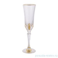 Бокалы для шампанского 180 мл 6 шт &quot;Адажио /Золото 2&quot; / 182739
