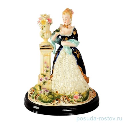 Статуэтка на деревянной подставке &quot;На прогулке&quot; / 148435