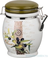 Ёмкость для сыпучих продуктов 750 мл &quot;оливки&quot; / 190198