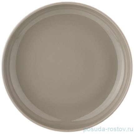 Тарелка 20,5 см глубокая &quot;majesty /серая&quot; (3шт.) / 207107