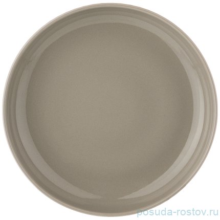 Тарелка 20,5 см глубокая &quot;majesty /серая&quot; (3шт.) / 207107