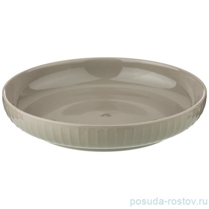 Тарелка 20,5 см глубокая &quot;majesty /серая&quot; (3шт.) / 207107