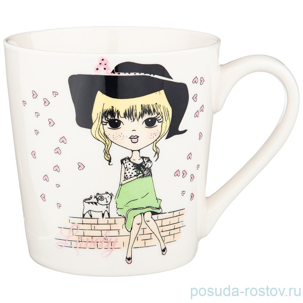 Кружка 350 мл "Fashion princess" / 234856
