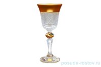 Рюмки для водки 60 мл 6 шт &quot;Хрусталь /Матовое золото&quot; / 120072