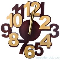 Часы настенные 34 см кварцевые &quot;ЦИФРЫ&quot; / 187964
