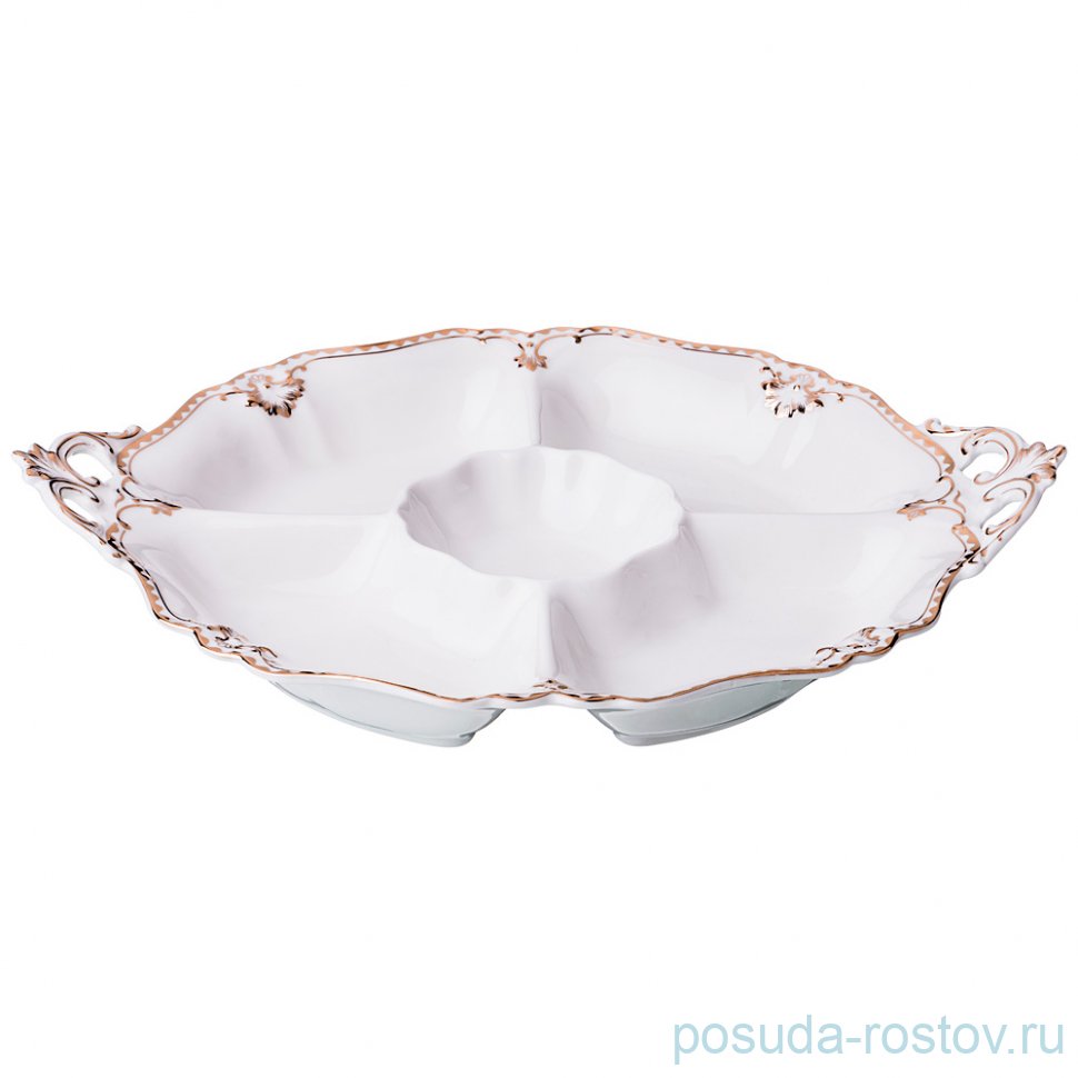 Менажница 39 х 30 х 4 см 5-ти секционная / 192571