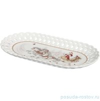 Блюдо 30 см овальное &quot;Морозко&quot; / 379676