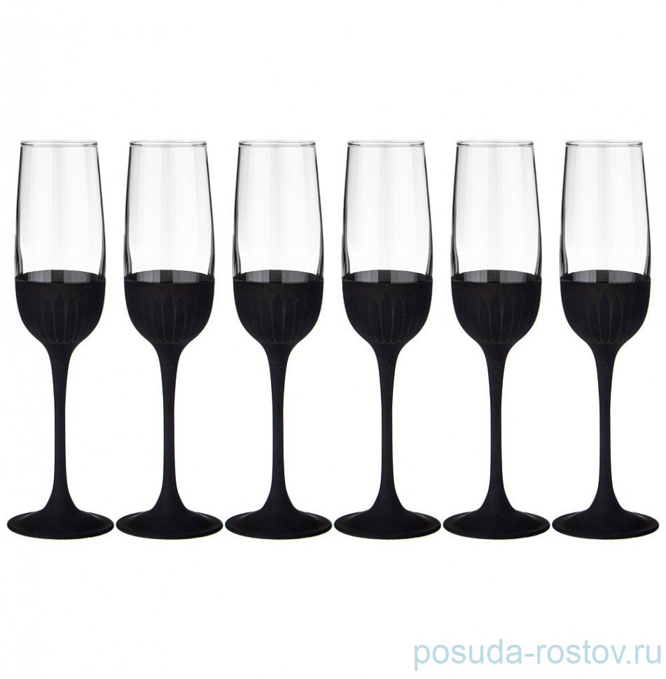 Бокалы для шампанского 175 мл 6 шт "bloom a" / 301427