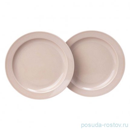 Набор тарелок обеденных lefard tint 24 см (розовый) 2 шт. / 348184