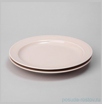 Набор тарелок обеденных lefard tint 24 см (розовый) 2 шт. / 348184