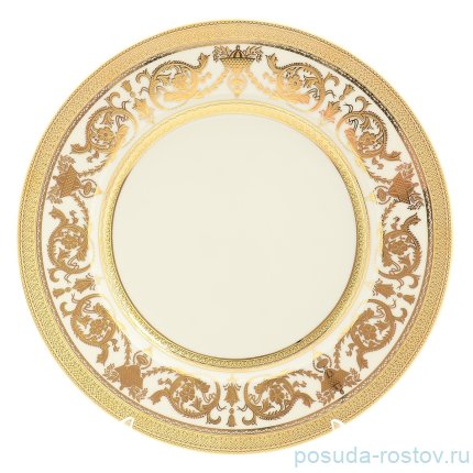 Тарелка 27 см 1 шт &quot;Констанц /Императорское крем. /золото&quot; / 223890