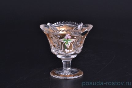 Вазочка 9 см н/н &quot;Хрусталь с золотом&quot; / 066217