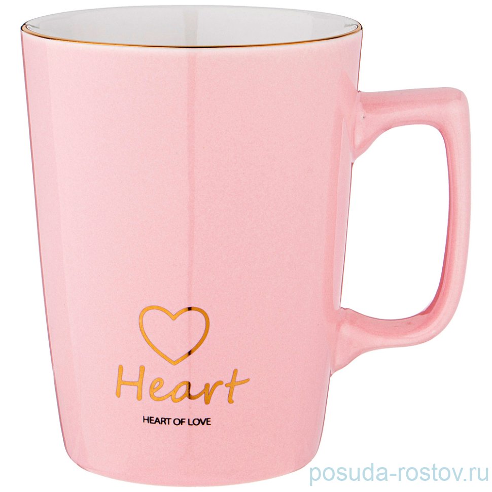 Кружка 400 мл пудровая "break time" / 228762