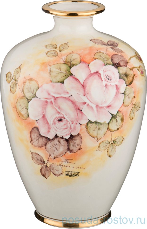 Ваза для цветов 40 см "Millennio /Розы" / 189925