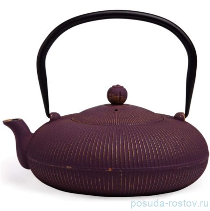 Заварочный чайник 1.2 л чугунный /эмалированное покрытие внутри бордовый Lefard / 379288