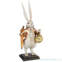 Фигурка с часами 14,5 х 12 х 38,5 см &quot;Английская коллекция /Кролик&quot; / 272633