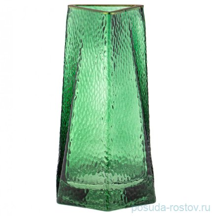 Ваза для цветов 13 х 22 см зелёная / 310639
