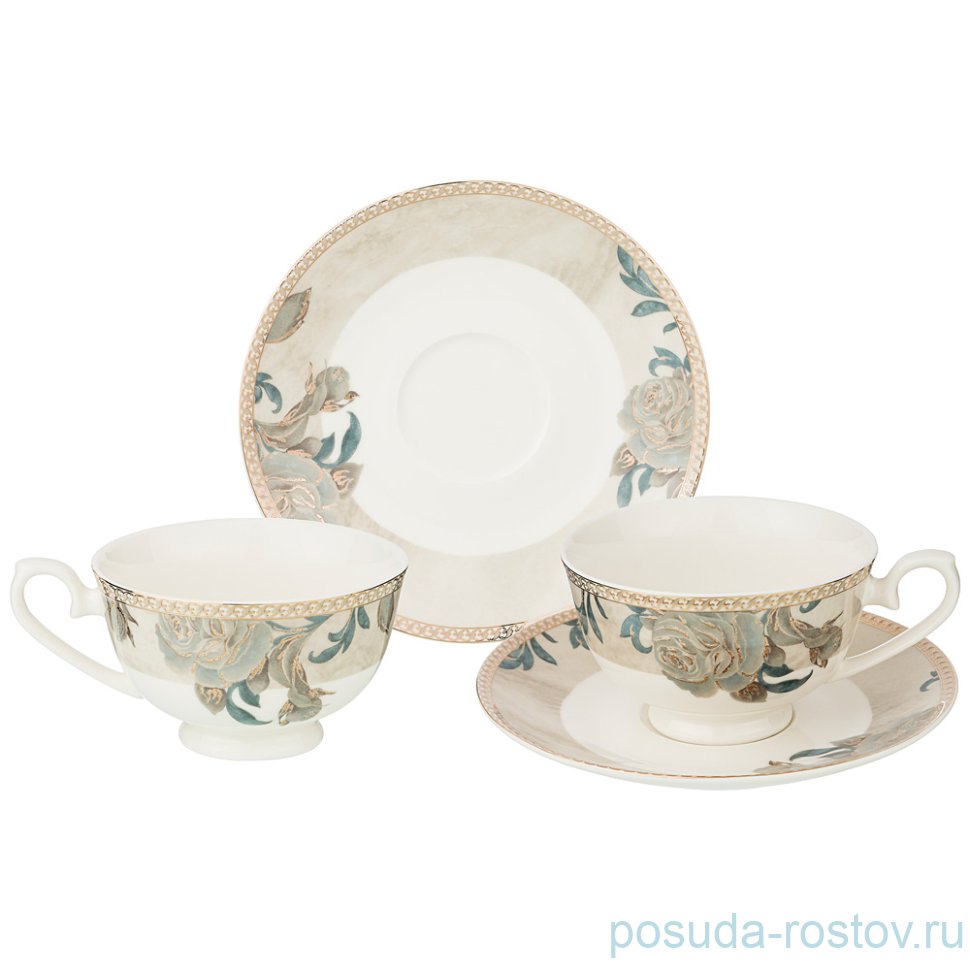Набор чайных пар 260 мл 2 шт "Лаурель" / 208423