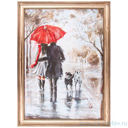 Картина 50 х 70 см /рамка тонированное серебро / 275163