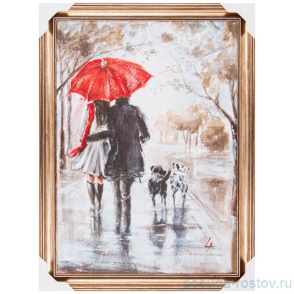 Картина 50 х 70 см /рамка тонированное серебро / 275163