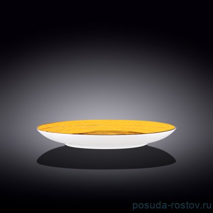 Тарелка 28 см жёлтая &quot;Spiral&quot; / 261602