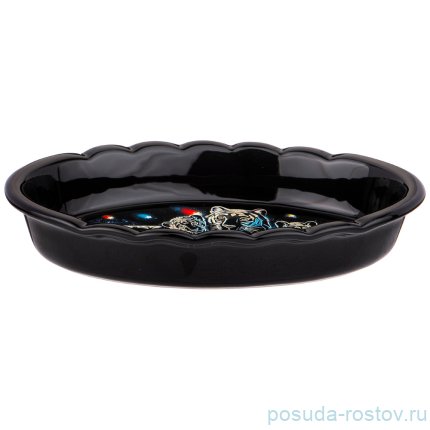 Блюдо-Шубница 28 х 17 х 5 см овальное &quot;Тигры&quot; / 267242