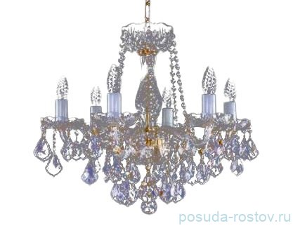 Люстра 6 рожковая хрусталь Art Glass "Арт Гласс" h-55 см, диаметр-48 см / 108225 Люстра 6 рожковая хрусталь Art Glass "Арт Гласс" h-55 см, диаметр-48 см / 108225