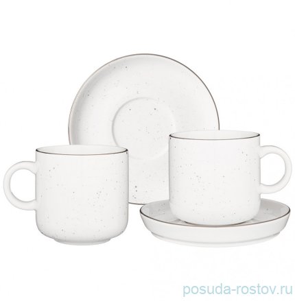 Набор чайных пар 330 мл 2 шт &quot;Platinum&quot; / 236751