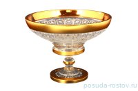 Фруктовница 25 см н/н &quot;Хрусталь резной с золотом&quot; / 125615