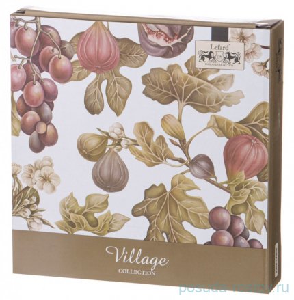 Набор тарелок 25,5 см 2 шт &quot;village /инжир&quot; / 298424