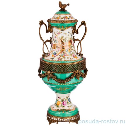 Декоративная ваза 50 см с крышкой &quot;Lefard&quot; / 191312