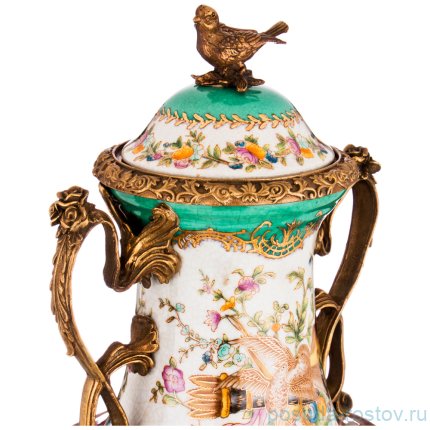 Декоративная ваза 50 см с крышкой &quot;Lefard&quot; / 191312