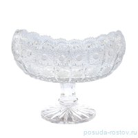 Ваза для конфет 20 см Ладья н/н &quot;Хрусталь резной&quot; / 006612