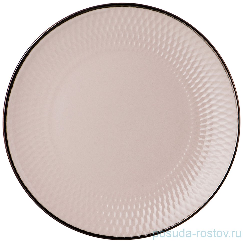 Тарелка 20 см 1 шт "графика /розовый отлив" / 187547 Тарелка 20 см 1 шт "графика /розовый отлив" / 187547