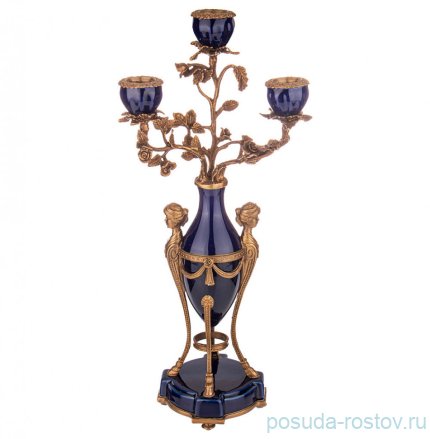 Подсвечник 18 х 16 х 45 см на 3 свечи / 270555