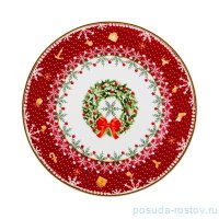 Тарелка 21 см 1 шт &quot;Christmas Collection /Венок&quot; / 192455