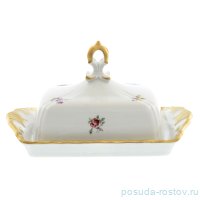 Масленка 250 мл &quot;Корона /Мелкие цветы /Матовое золото&quot; / 148355