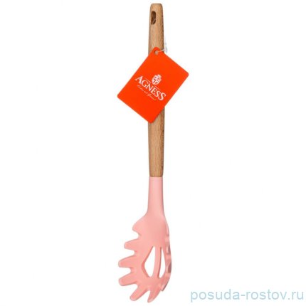 Ложка поварская 31,5 см коралловая / 278981