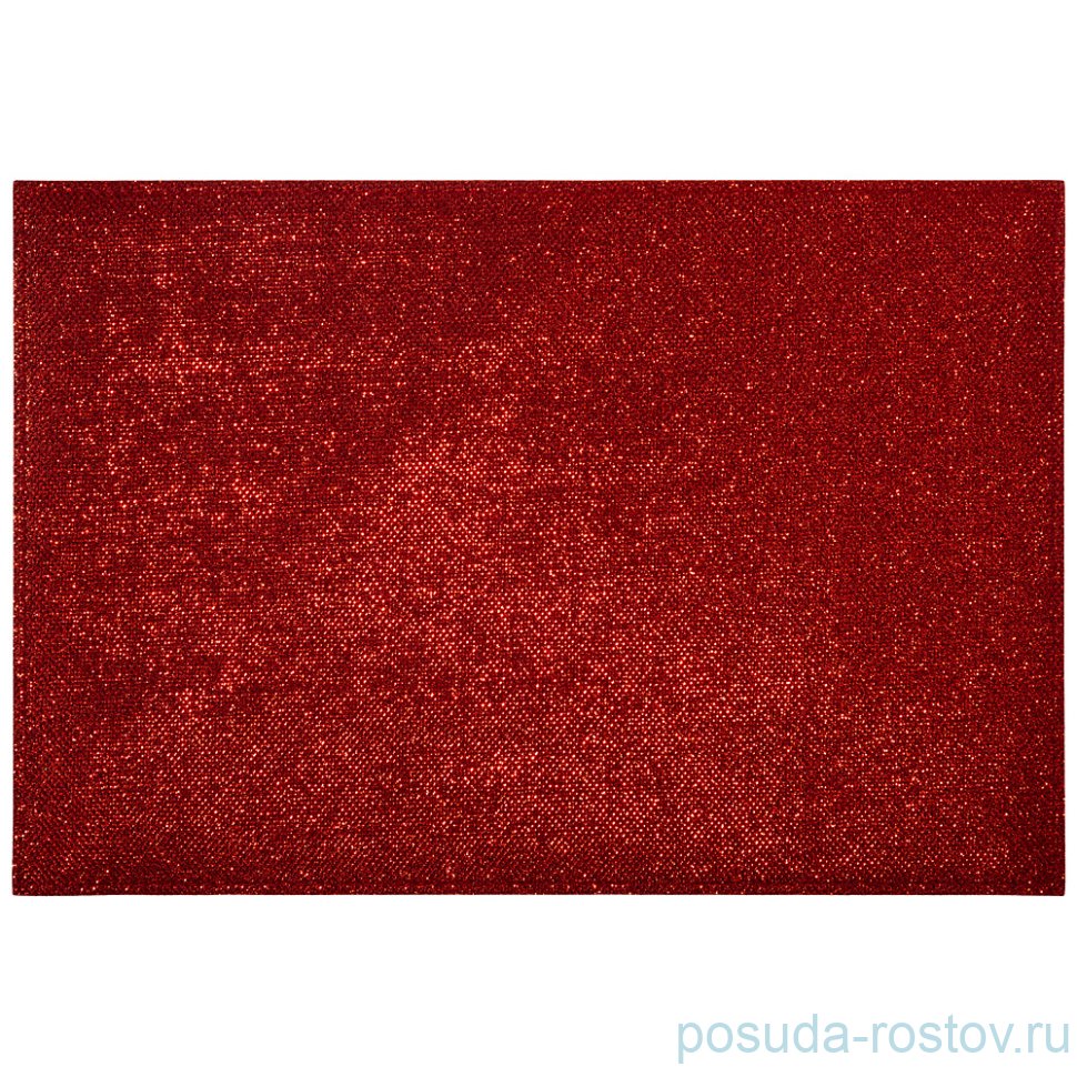 Набор подстановочных салфеток 42 х 29 см 4 шт красные "Феерия" / 269375