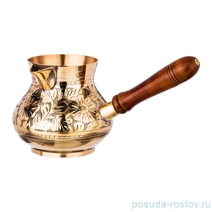 Турка 650 мл резная латунь &quot;Lefard&quot; / 193503