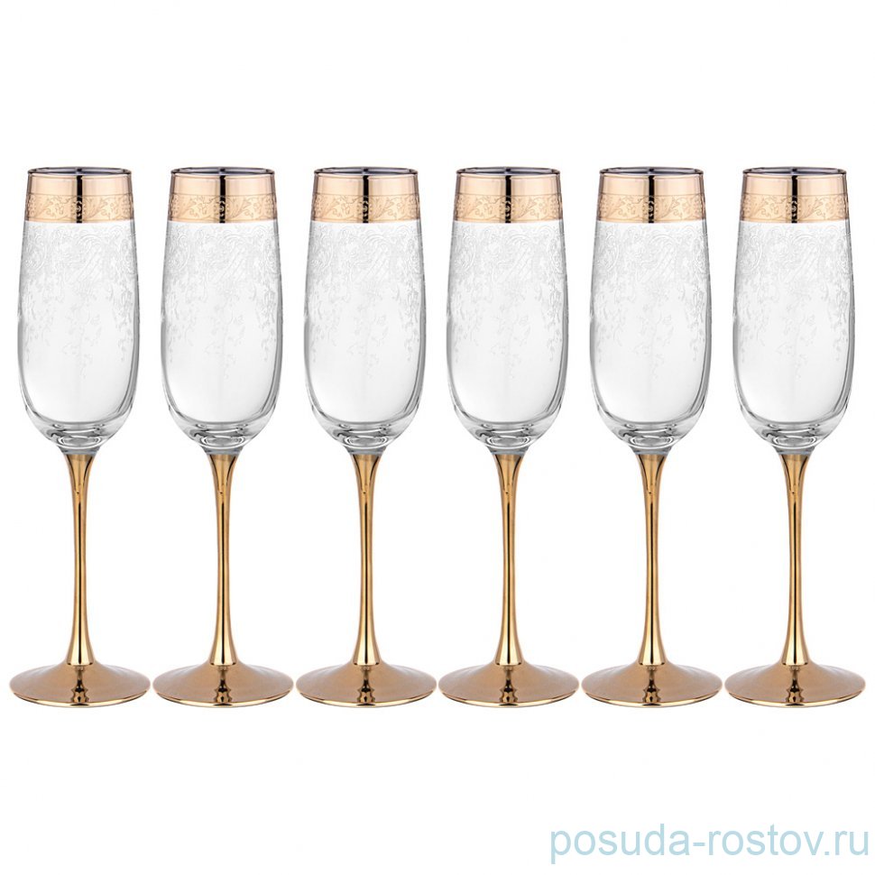 Бокалы для шампанского 170 мл 6 шт "Ренессанс" / 336607 Бокалы для шампанского 170 мл 6 шт "Ренессанс" / 336607