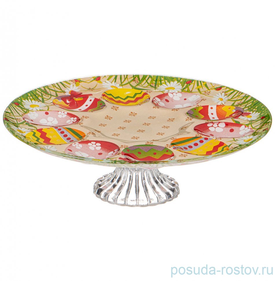 Блюдо для яиц 25 см н/н  LEFARD "Светлая пасха" / 301557