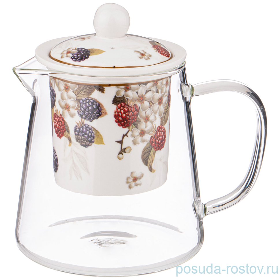 Заварочный чайник 500 мл с ситом "Ежевика" / 254066