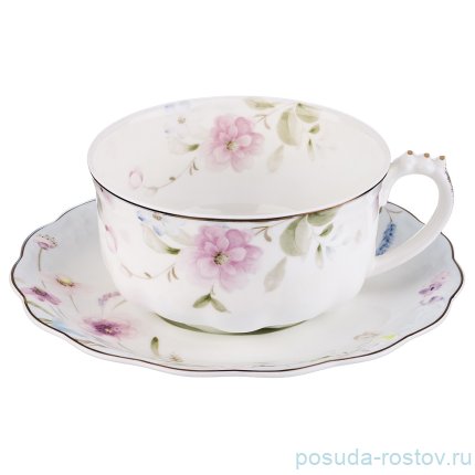 Чайная пара 375 мл 1шт &quot;Луговые цветы&quot;  / 189224