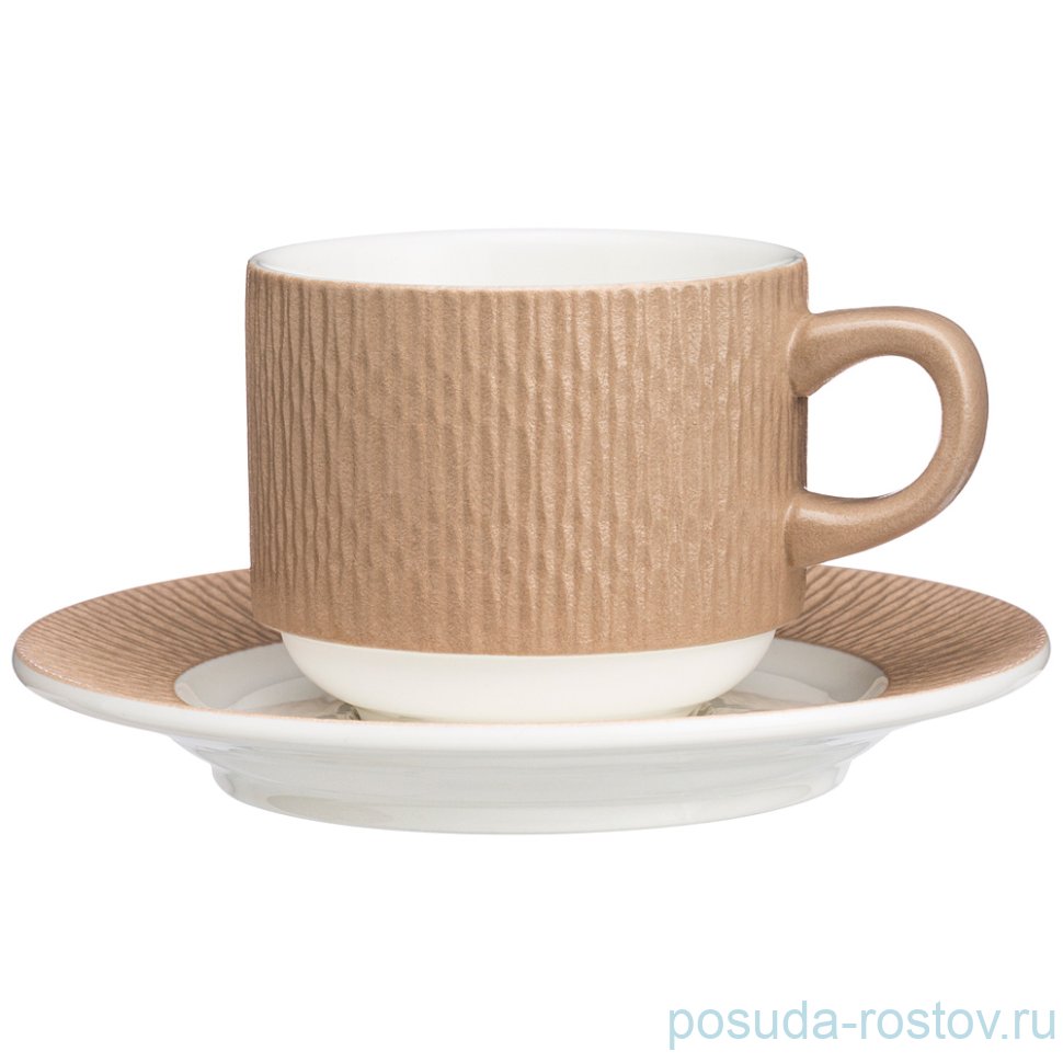 Чайная пара 250 мл 1 шт "crocus /капучино" / 235750