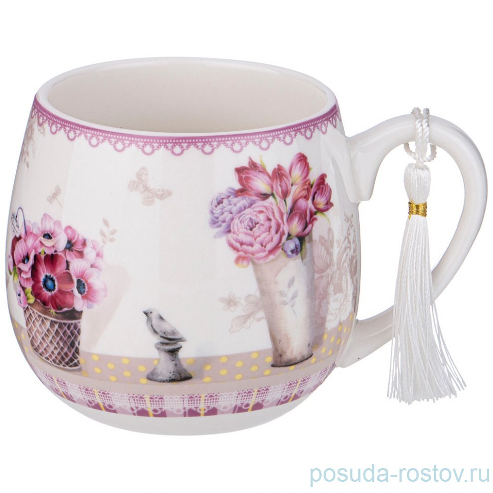 Кружка 420 мл "Тюльпаны" / 339060